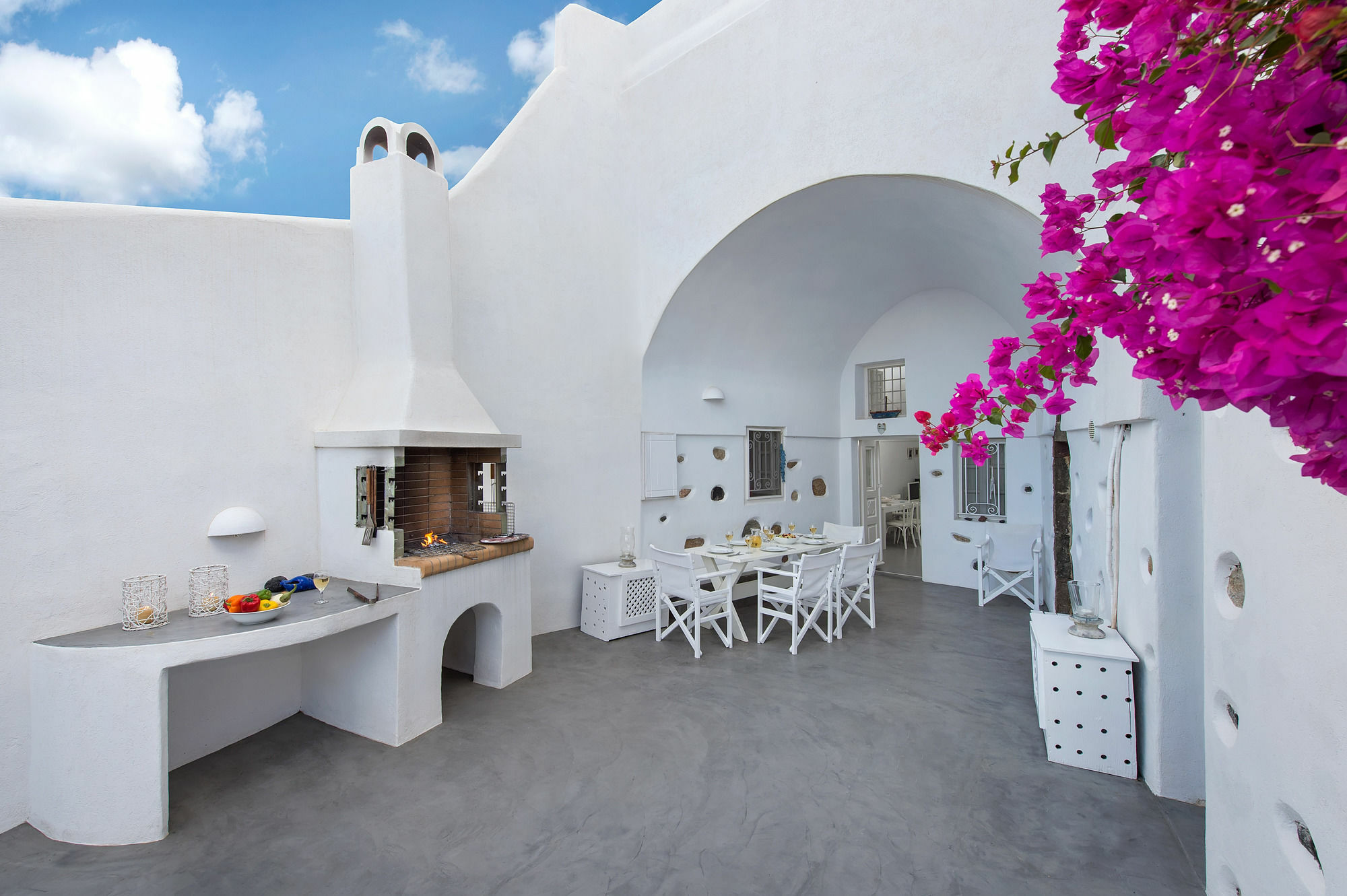 White Cave Private Villa Pýrgos Exterior foto
